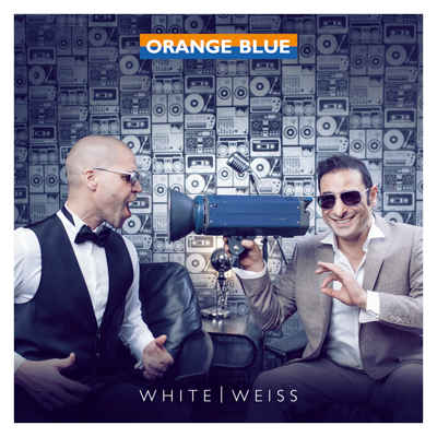 Orange Blue - White/Weiss